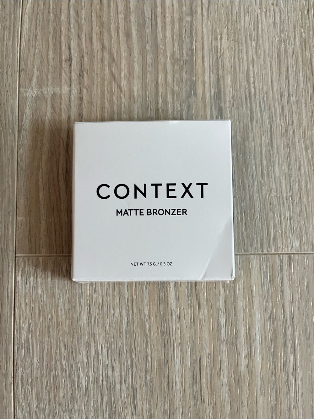 NIB Context Matte Bronzer (Undisputed) Full Size 7.5g 0.3oz Face Powder